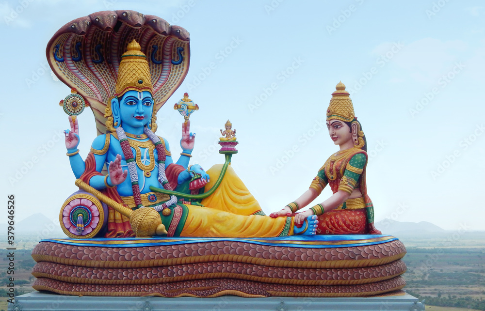 Maa Laxmi and vishnuji